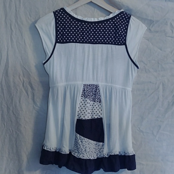 Anthropologie Ric Rac patchwork tee - Picture 2 of 5